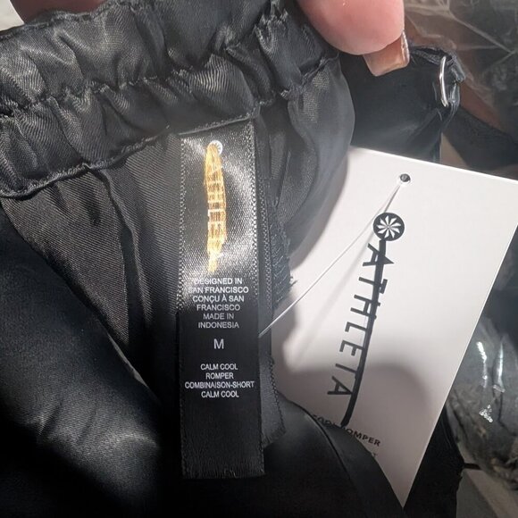 Athleta | Calm Cool Romper In Black - Picture 8 of 16